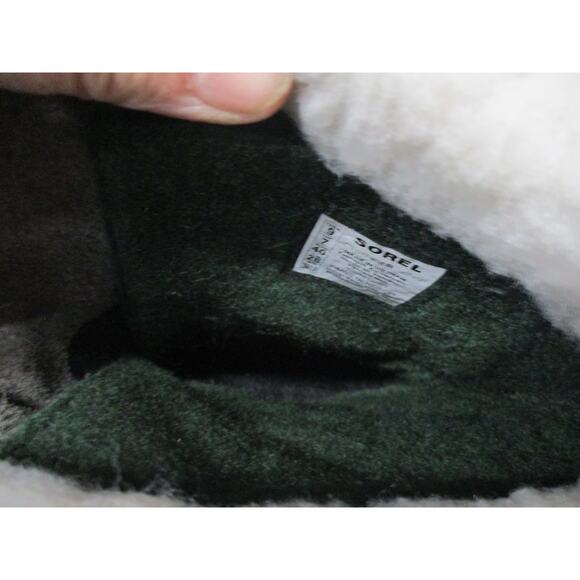 USED SOREL Women's Caribou Cold Weather Boots ,Shale/Stone-Size 9 - Picture 8 of 9